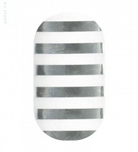 Наклейки на ногти Barely there - silver stripes 106-233