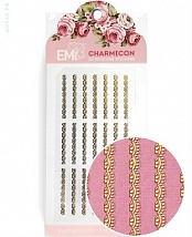 Наклейки EMI Charmicon 3D Silicone Stickers «Орнамент золотой» №1