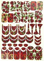 Готовый маникюр EMI Naildress Slider Design Красные Розы