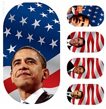 Obama faces flag 105-036