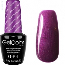 Гель лак OPI GelColor Suzi & the 7 Dusseldorfs (Фиолетовый с микроблестками) G23
