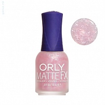 Orly Matte Лак для ногтей Pink Flakie Topcoat №813