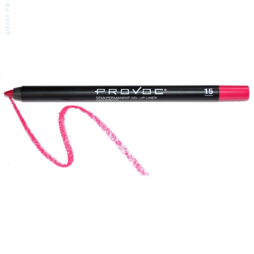Provoc Gel Lip Liner 15 The Other Woman Гелевая подводка в карандаше для губ (цвет - фуксия) Гелевая подводка, карандаши для губ Купить Provoc Gel Lip Liner 15 The Other Woman Гелевая подводка в карандаше для губ (цвет - фуксия)