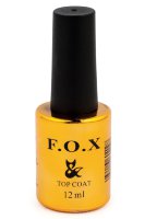 F.O.X Top Coat Rubber Топ для гель-лака с каучуком, 12 мл.