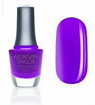 Лак для ногтей Morgan Taylor Bright Side №50042 (ярко фиолетовый,эмаль,плотный)