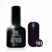 TNL Gel Polish Гель-лак №163 глубокий темно-лиловый, 10 мл.