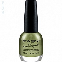 FABY Лак для ногтей Evergreen (металлик) LC M001