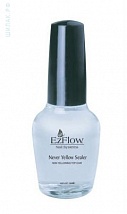 EzFlow Never Yellow Sealer Top Coat Нежелтеющее верхнее покрытие, закрепитель лака, 14 мл.