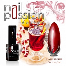 NailPassion design - Гель-лак Глинтвейн со льдом