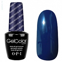 Гель лак OPI GelColor Road House Blues (Чернильно-синий) T32