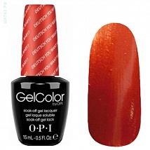 Гель лак OPI GelColor Detsch you want me baby? (Кирпичный) G15