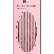 Наклейки EMI Charmicon 3D Silicone Stickers "Цепи №1", золото/серебро