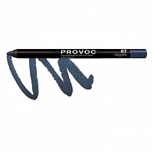 Provoc Gel Eye Liner 67 Magnetic  Гелевая подводка в карандаше для глаз (цвет - темный сапфир с шиммером)	