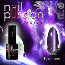 NailPassion design - Гель-лак кошачий глаз Гравитация