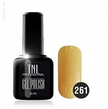 TNL Gel Polish Гель-лак №261 Ванильный с блёстками, 10 мл.