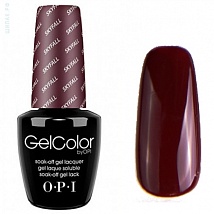 Гель лак OPI GelColor SKYFALL 007 (Бордово-коричневый) D26