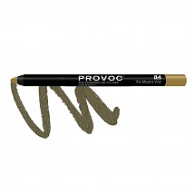 Provoc Gel Eye Liner 84 This Means War Гелевая подводка в карандаше для глаз (цвет - оливковый с шиммером)