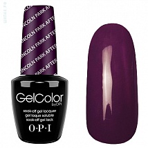 Гель лак OPI GelColor Lincoln Park After Dark (Коричневый с вишневым отливом) W42