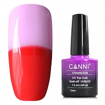 CANNI Chameleon UV Top Coat Верхнее покрытие-хамелеон №386