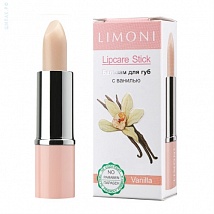 LIMONI Lipcare Stick Vanilla Бальзам для губ с ванилью