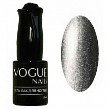 Vogue Nails Гель лак с блестками Серебряный дождь