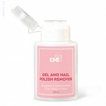 EMI Gel Polish Remover (с помпой) для снятия гель-лака, 200 мл.