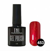 TNL Gel Polish Гель-лак №453 Строптивый красный, 10 мл.