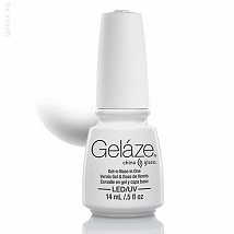 CG GELAZE Gel-n-Base in One, Гель лак White On White, 9.76 мл.
