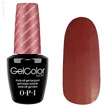 Гель лак OPI GelColor Schnapps Out of It! (Розово-коричневый) G22