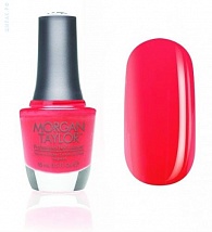 Лак для ногтей Morgan Taylor Hot Hot Tamale №50023 ( красно - розовый, сочный, плотный)