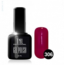 TNL Gel Polish Гель-лак №306 Глубокий карминный, 10 мл.