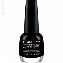 FABY Лак для ногтей Black is Black (кремовый) LC D006