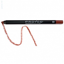 Provoc Gel Lip Liner 33 Warm&Fuzzy Гелевая подводка в карандаше для губ  (цвет - терракотовый светлый)