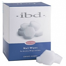 IBD Nail Wipes Безволоконные спонжи, 80 шт.