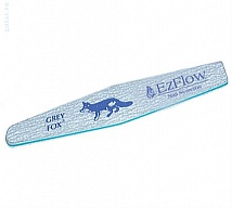 EzFlow Grey Fox Pro File Пилка «Серая лиса» для искусственных и натуральных ногтей, 180/180 грит
