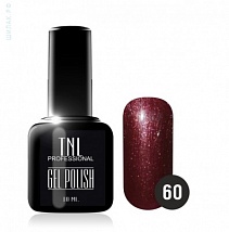 TNL Gel Polish Гель-лак №60 бордо, 10 мл.