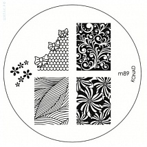 Konad Печатная форма (диск) Image Plate M89 (5 дизайнов)