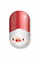 RED LIGHTNING SANTA (френч краный фон у основания санта) 108-029