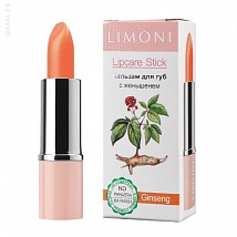 LIMONI Lipcare Stick Ginseng Бальзам для губ с женьшенем