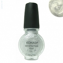 Konad Special Nail Polish S03 Silver Специальный лак для стемпинга Серебряный