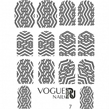 Vogue Nails Трафарет-слайдер для дизайна №7