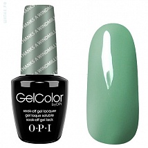 Гель лак OPI GelColor thanks a windmillion (Мятный пастельный) H62