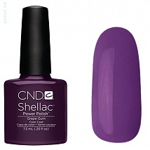 Гель лак CND Shellac Grape Gum (Фиолетовый с микроблестками)