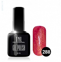 TNL Gel Polish Гель-лак №288 Светлая вишня с блестками, 10 мл.