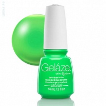 CG GELAZE Gel-n-Base in One, Гель лак In the Lime Light, 9.76 мл.