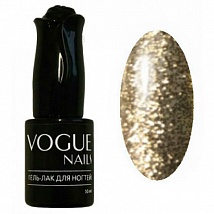 Vogue Nails Гель лак с блестками Античная бронза
