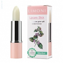 LIMONI Lipcare Stick Menthol Бальзам для губ с ментолом