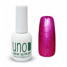 UNO Гель-лак, Гламурный розовый - Glamour Pink №166, 12 мл.