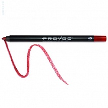 Provoc Gel Lip Liner 49 Sexy Scarlet Гелевая подводка в карандаше для губ (цвет - бордо)