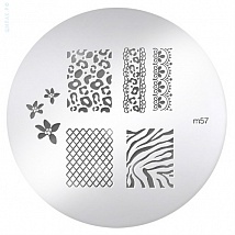 Konad Печатная форма (диск) Image Plate M57 (6 дизайнов)